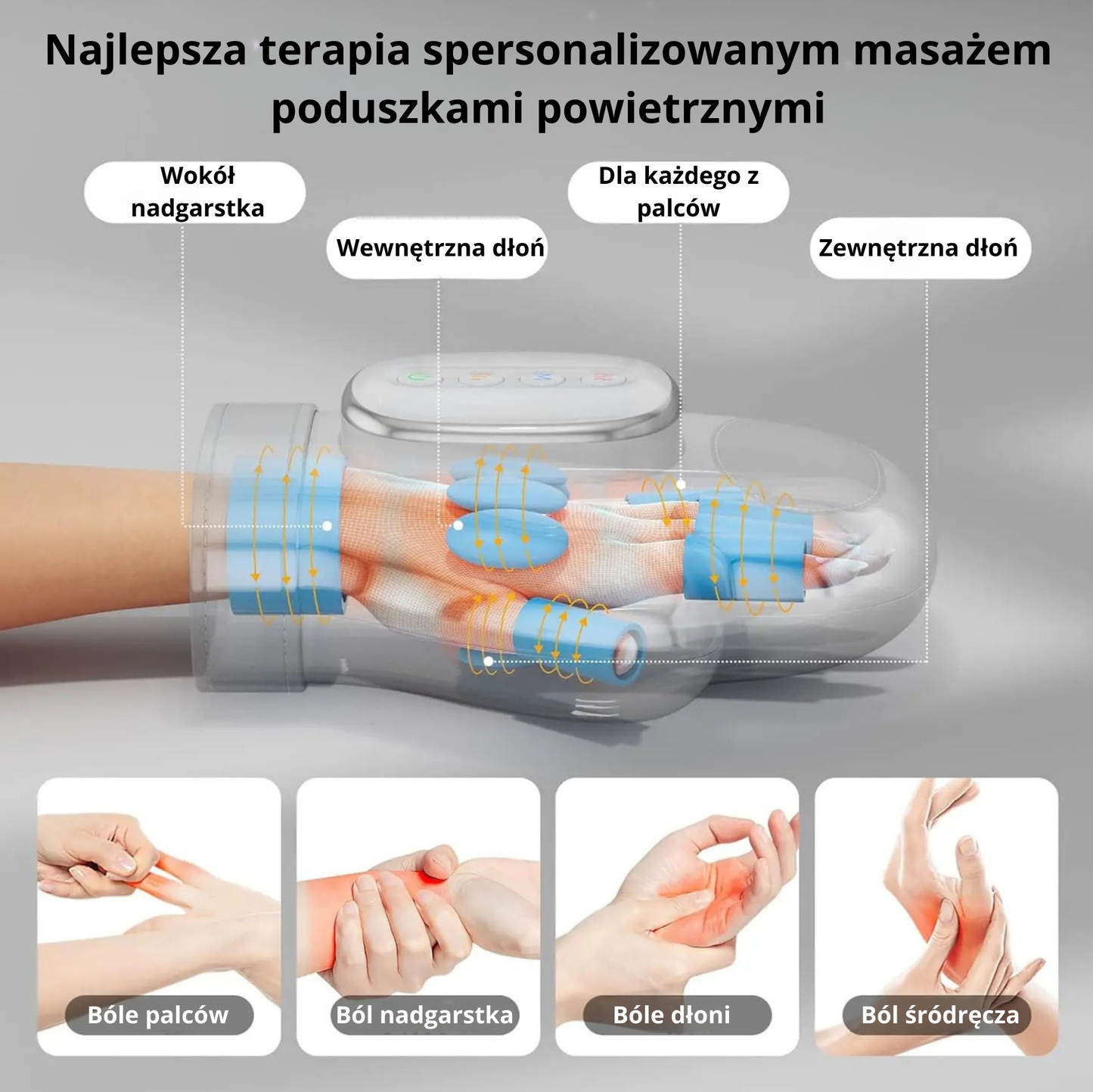 Inteligentny Masażer do rąk z funkcją grzania K-H3RO