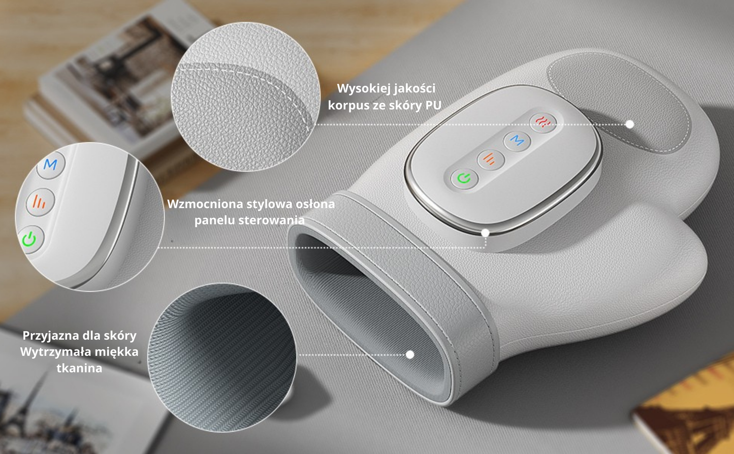 Inteligentny Masażer do rąk z funkcją grzania K-H3RO