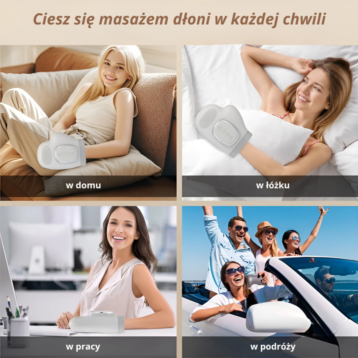 Inteligentny Masażer do rąk z funkcją grzania K-H3RO